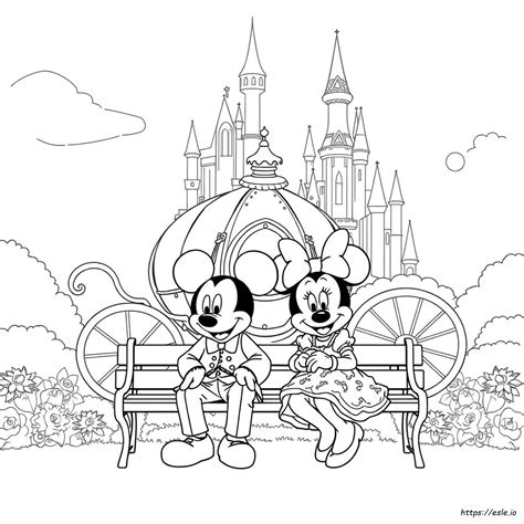 ディズニー 大人向け塗り絵無料ダウンロード