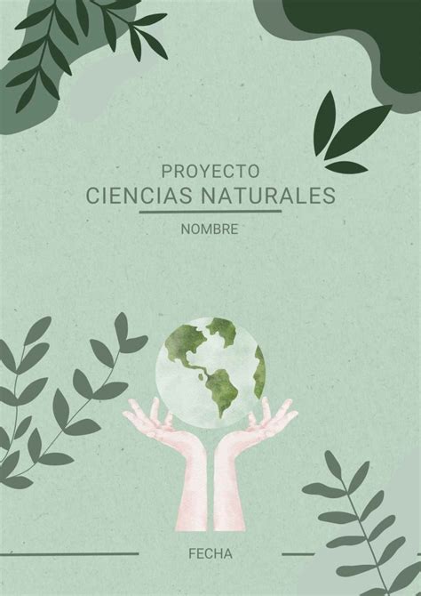 Carátulas Ciencias Naturales Diseños creativos y fáciles