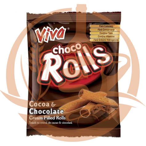 Viva - Snacks Rolls Choco 100gr - Tradingfoods