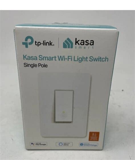 Kasa Smart Light Switch Hs200 Single Pole 24ghz Wi Fi Works Alexa