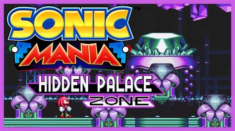 Sonic Mania - Hidden Palace Zone w/Title Card (Custom) - YouTube