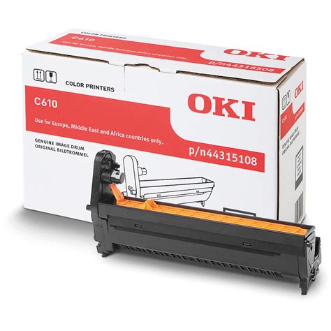 OKI 44315108 C610 Black Image Drum 20 000 Pages