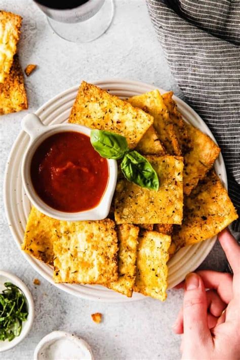 Air Fryer Pasta Chips With Lasagna Noodles The Cheese Knees