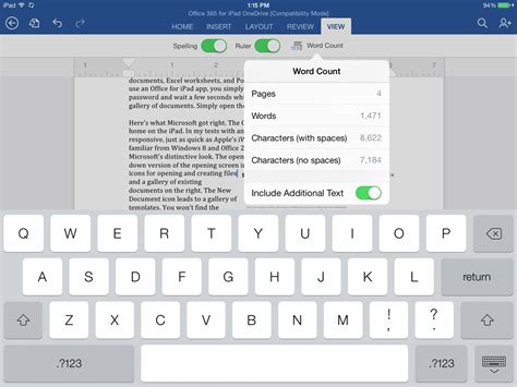 Microsoft Word For IPad