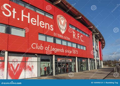 St Helens Rugby League Stadium Editorial Photo - Image of sport, sefton ...