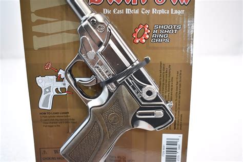 Desert Fox Die Cast Metal Toy Gun Lugar 4641c Parris Replica