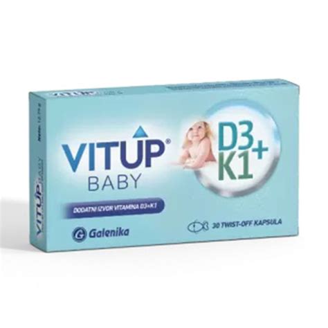 Vitup Baby D3 K1 twist off kapsule Online prodaja Apoteka Živanović