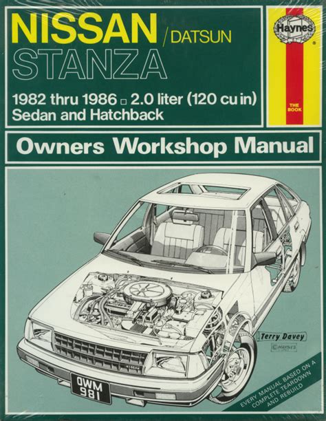 Nissan Datsun Stanza Haynes Workshop Manual