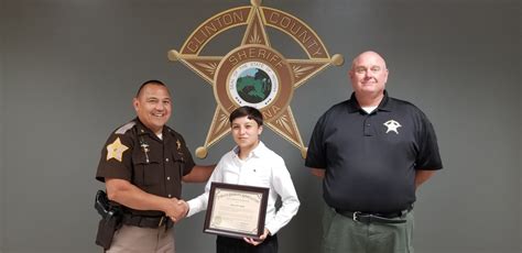 Mejia Receives Of Indiana Sheriffs Association Scholarship Clinton