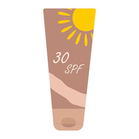 vector illustration of sunscreen spf 30. 7929047 Vector Art at Vecteezy