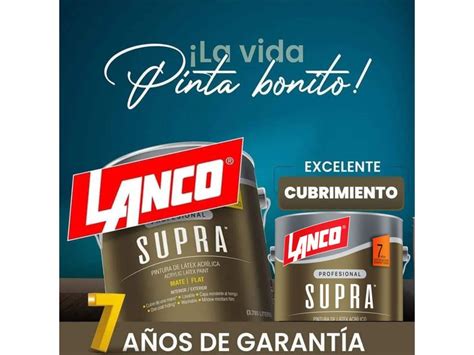 Comprar Pintura Lanco Latex Acrílico Supra Base Color Satinado 1gal Walmart Costa Rica