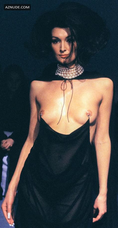 Erica Van Briel Nude Mugler Couture Spring Collection AZNude