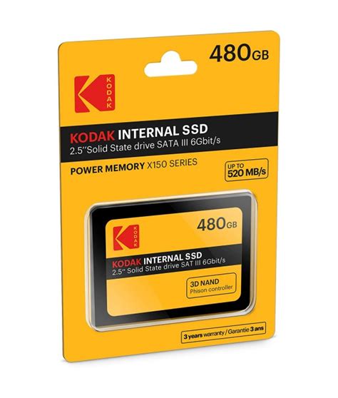 Disque Dur Interne SSD KODAK 480GB SATA III 2 5 PC Portable