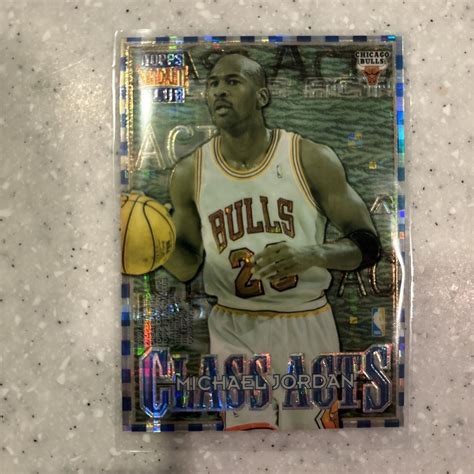 Michael Jordan Stadium Club Ca Class Acts Atomic Refractor W