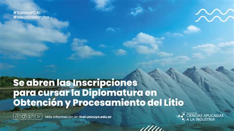 Se Abren Las Inscripciones Para Cursar La Diplomatura En Obtenci N Y