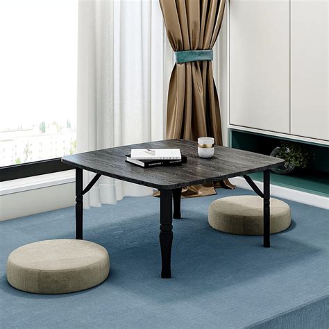 Contemporary Square Wooden Folding Coffee Table Living And Home