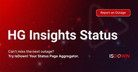 hg insights hg discovery  check current status  user reports