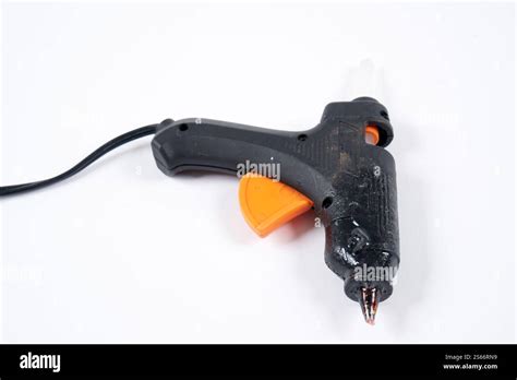 Hot Silicone Glue Gun Stock Photo Alamy