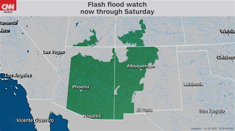 Arizona Weather A Flash Flood Watch And Exceptional Drought Arizonas