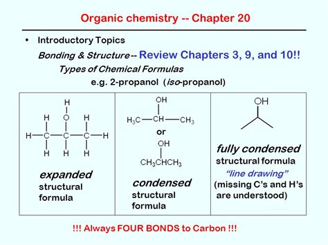 Propanol Condensed Structural Formula