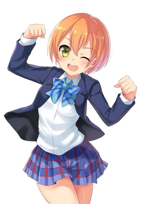 Rin Hoshizora Love Live School Idol Project Cat Ears Girl Cat Girl