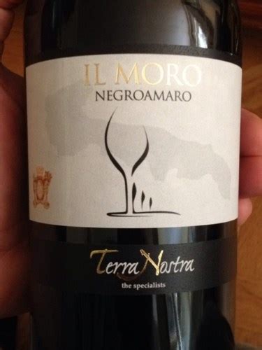 Terra Nostra Il Moro Negroamaro Vivino US