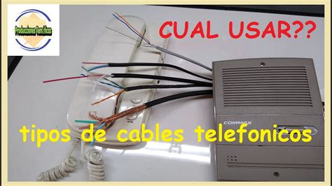 VAS A INSTALAR UN PORTERO te enseño a elegir el mejor cable YouTube