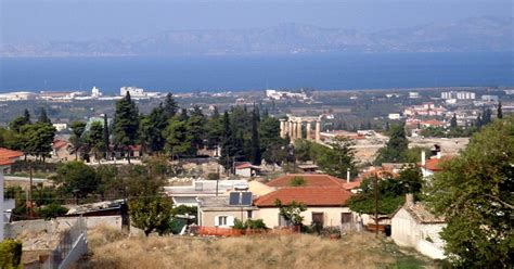 Ancient ruins in modern city - Corinth, Greece Photo from Kato Examilia in Corinth | Greece.com