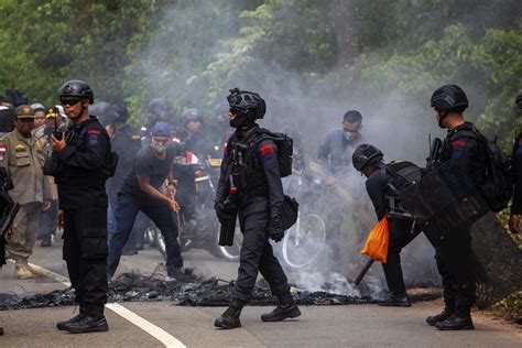 Kerusuhan Di Rempang Batam Polisi Tangkap 8 Warga Usai Bentrok