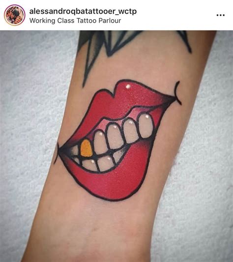 Pin By Carrie S On Lips Tattoo Lip Tattoos Tattoos Triangle Tattoo