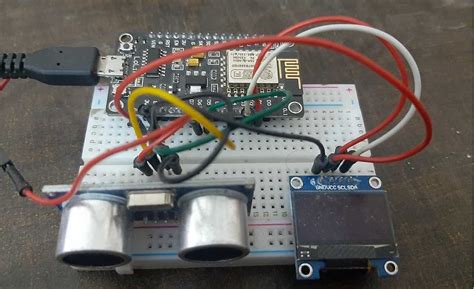 HC SR04 Ultrasonic Sensor With ESP8266 NodeMCU Measure Distance