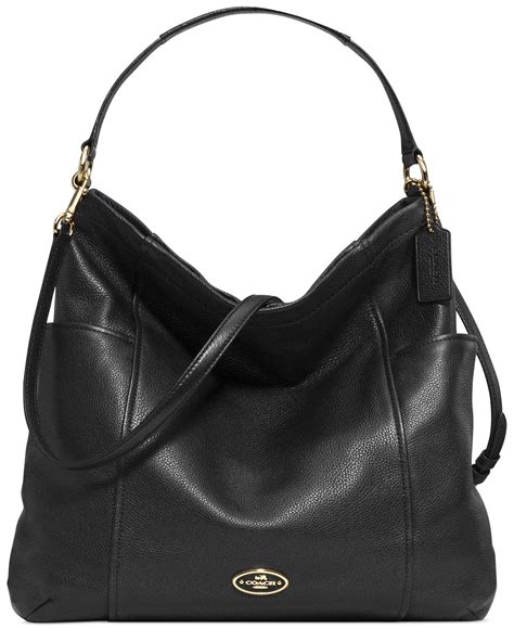 Coach Gallery Hobo In Leather Coach Handbags And Accessories Macys