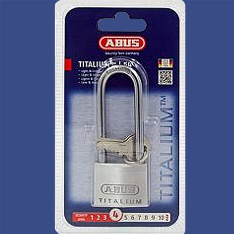 ABUS Titalium 54TI Long Shackle Padlock LockerKeys Biz