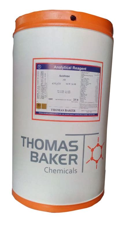 Thomas Baker Pungent Odoue Acetone Purity 99 5 Grade Standard