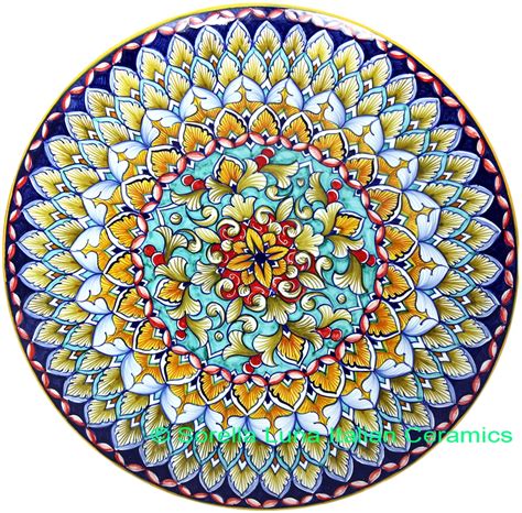 Italian Hand Painted Ceramic Majolica Plate 30cm