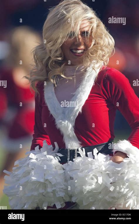 Denver Colorado Usa 7th Dec 2014 A Denver Broncos Cheerleader