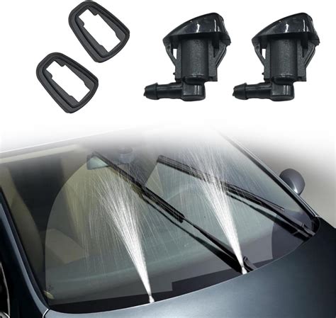 Amazon Fioqe Front Windshield Washer Spray Nozzle Compatible With