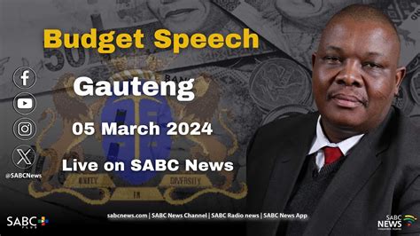 Gauteng Budget Speech 2024 Youtube