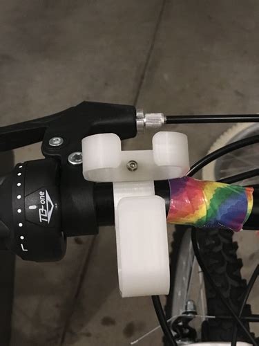 3d Printed Bicycle Mount For Walkie Talkie By Willsway Pinshape