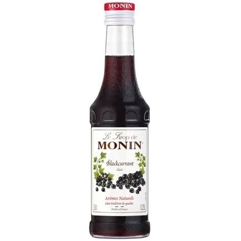 MONIN Czarna Porzeczka 250 Ml Syrop Do Herbaty Niskie Ceny I Opinie W