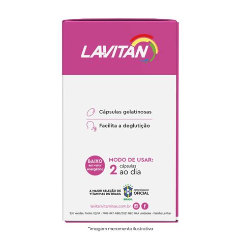 Suplemento Alimentar Lavitan Pr Mula Femme C Psulas Pr Farma