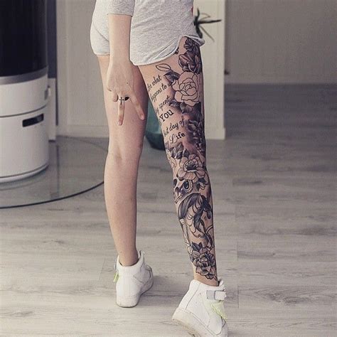 Tatoo Tatuajes Pierna Mujer Tatuajes Pierna Y Tatuajes Femeninos