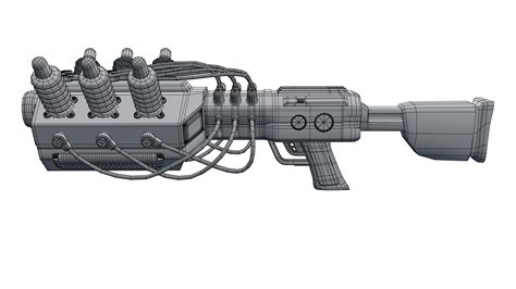 Tesla rifle weapon pbr 3D - TurboSquid 1348222