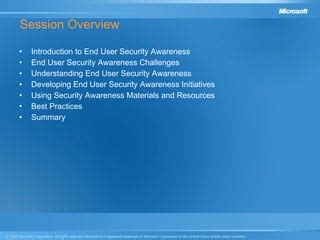 End User Security Awareness Presentation PPT