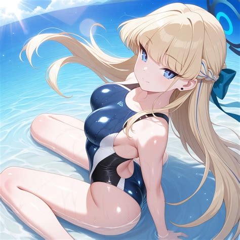 Nh Toki Blue Archive Bikini Sexy P Lung Linh C C Hot