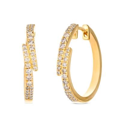 K Honey Gold Earrings Nude Diamonds Cts TTPH Le Vian