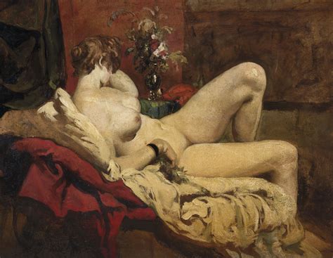 Attributed To William Etty R A Reclining Nude Christie S