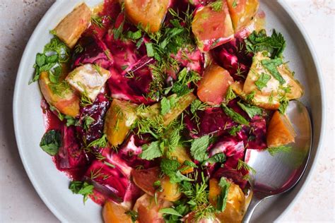 Greek Beetroot Salad Patzarosalata Rachel Phipps