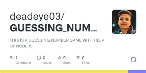 GitHub Deadeye03 GUESSING NUMBER THIS IS A GUESSING NUMBER GAME WITH