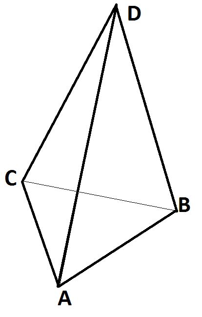 Geometry Relationship Between Angles In Tetrahedron Mathematics